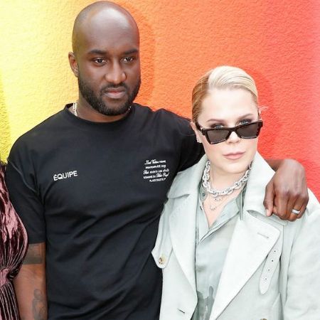 The picture of Shannon Abloh and her late husband, Virgil Abloh.